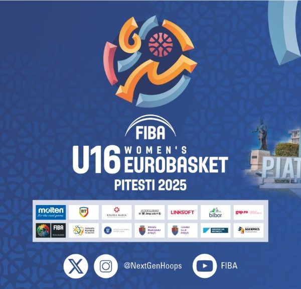 Baschet de elită, la Pitești! FIBA U16 Women’s EuroBasket 2025